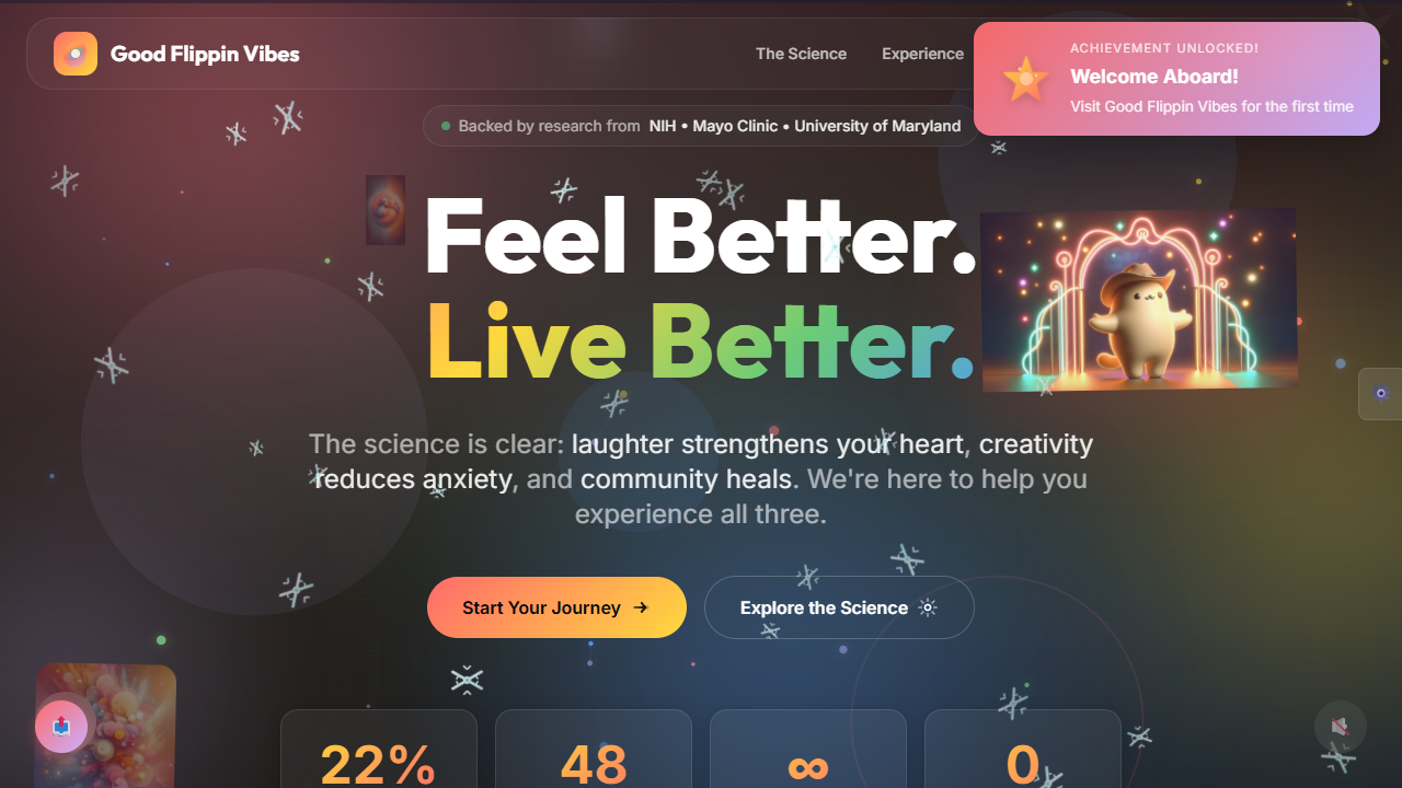 Good Flippin Vibes - Holistic wellness and mindfulness platform